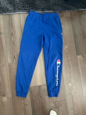 Champion Kids Royal Blue Logo Joggers